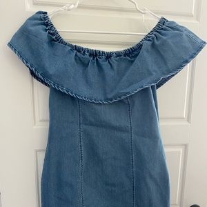 MinkPink Denim Dress